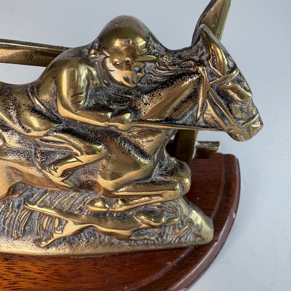 Equestrian Letter Holder Early 20th Century Great Britain - Picture 3 of 4